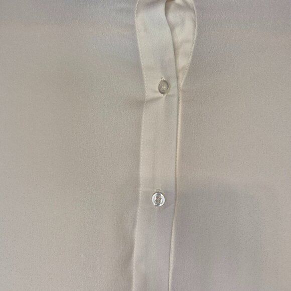 NWT Ann Taylor Cream Fine Knit Merino Wool Blend Dressy Top Size Large - Picture 5 of 6